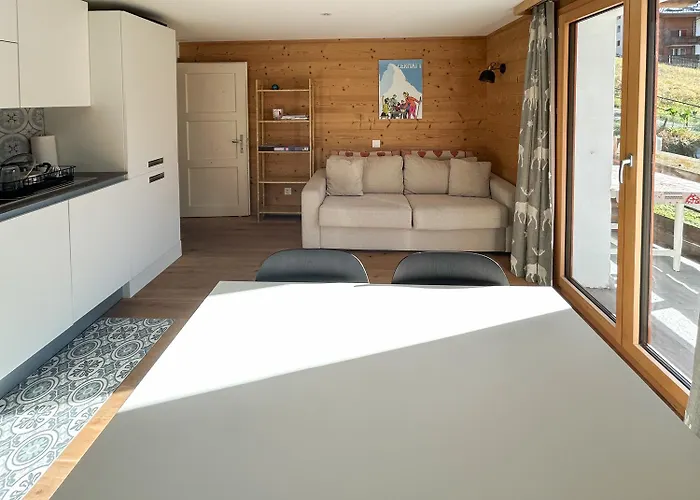 아파트 Flat With Magnificent Views Of The Matterhorn